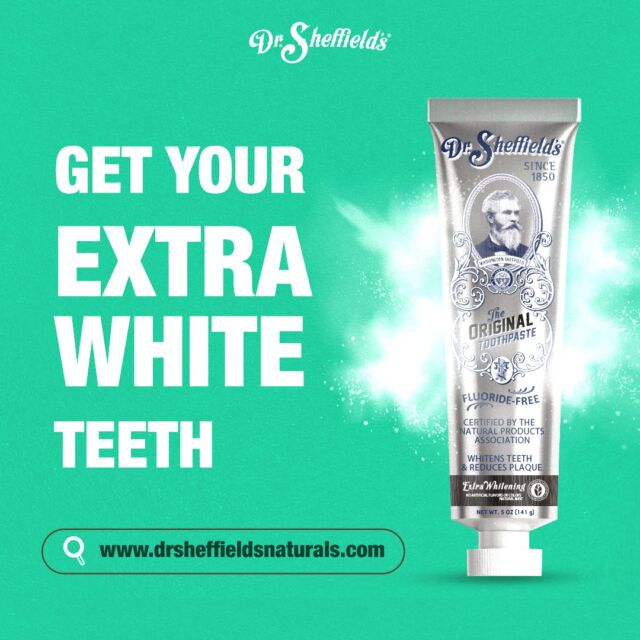 Dr. Sheffield's® Extra Whitening Toothpaste Dr. Sheffield's Naturals